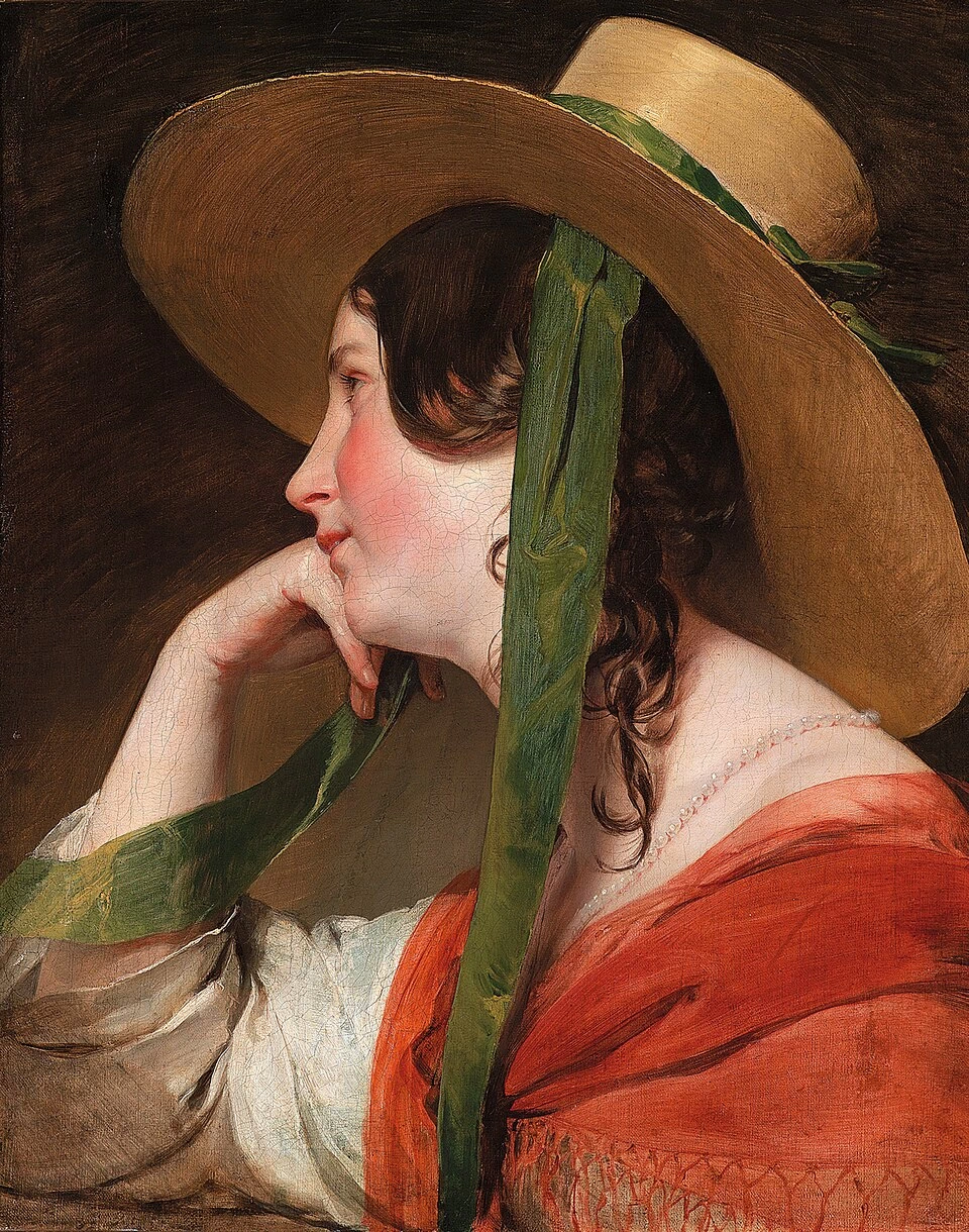Ragazza con cappello di paglia - Palais Liechtenstein, Vienna